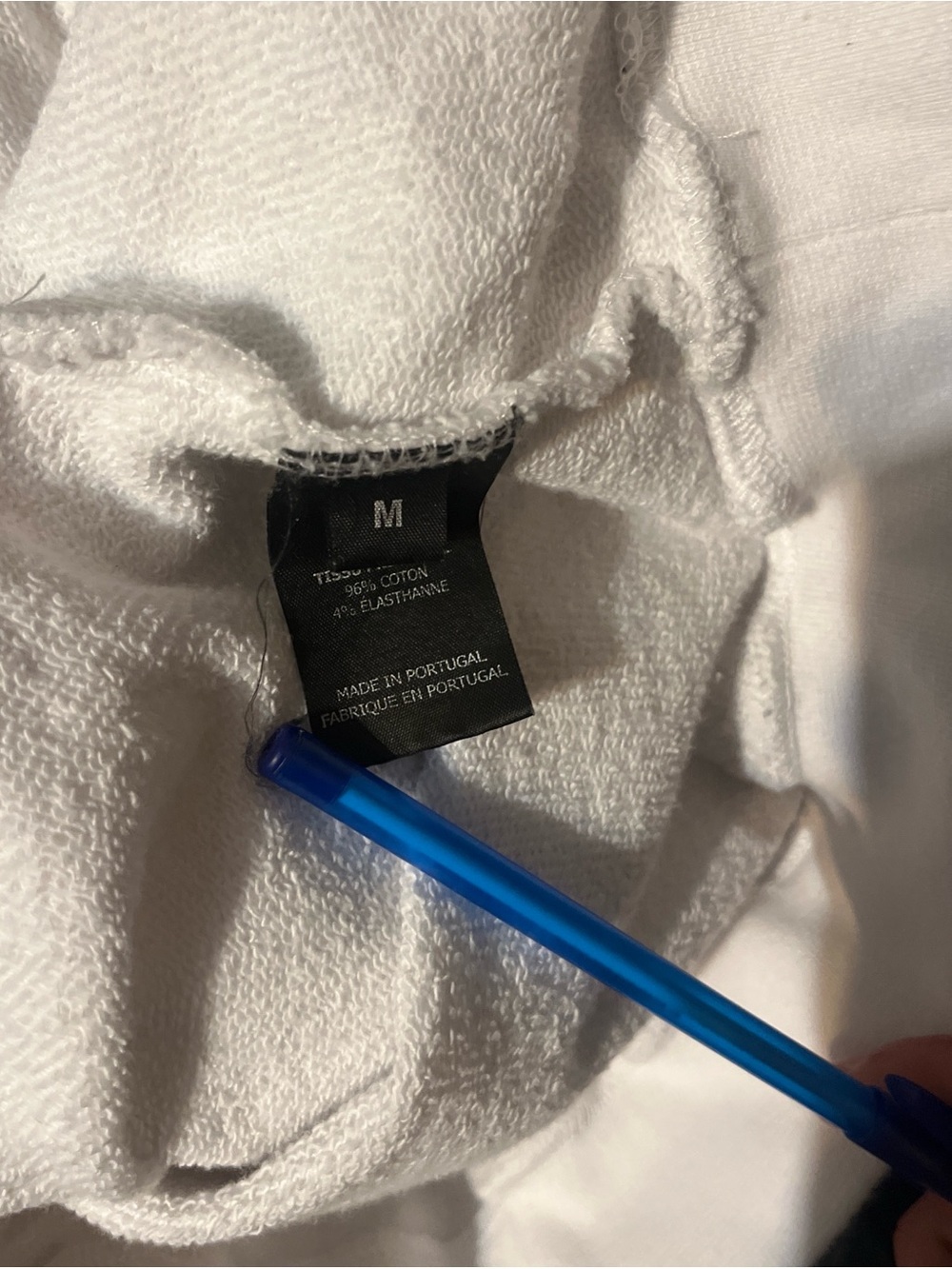 Vetements x Umbro White Hoodie with Blue and Red Logo - Picture 6 of 9